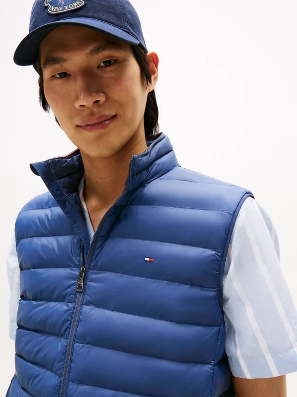 Tommy Hilfiger Packable Blue Gillet MW0MW37677 C9T - Image 4