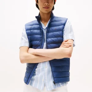 Tommy Hilfiger Packable Blue Gillet MW0MW37677 C9T
