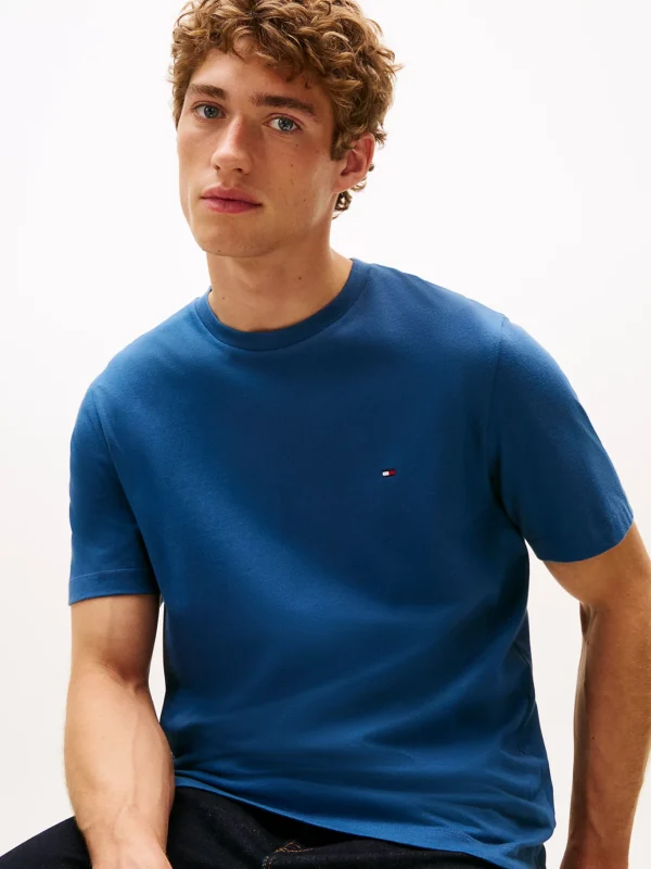 Tommy Hilfiger Essential Aegean Blue T-Shirt MW0MW39995 DBZ - Image 2