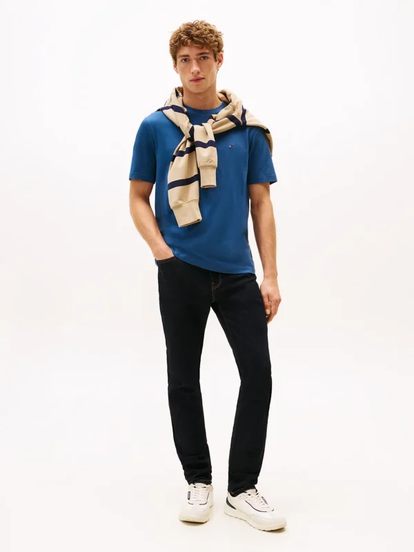 Tommy Hilfiger Essential Aegean Blue T-Shirt MW0MW39995 DBZ - Image 3