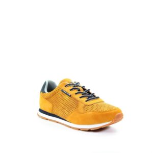 Bugatti Yellow Suede Trainer