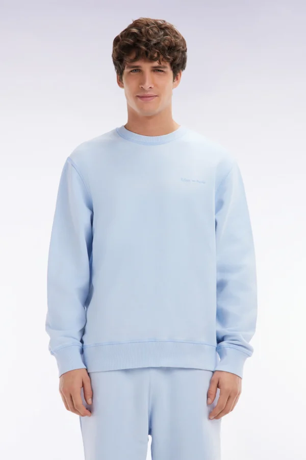 Eden Park Baby Blue Sweatshirt E25MAISW0004