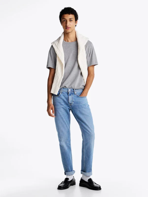 Tommy Hilfiger Light Grey T-Shirt MW0MW37268 - Image 3