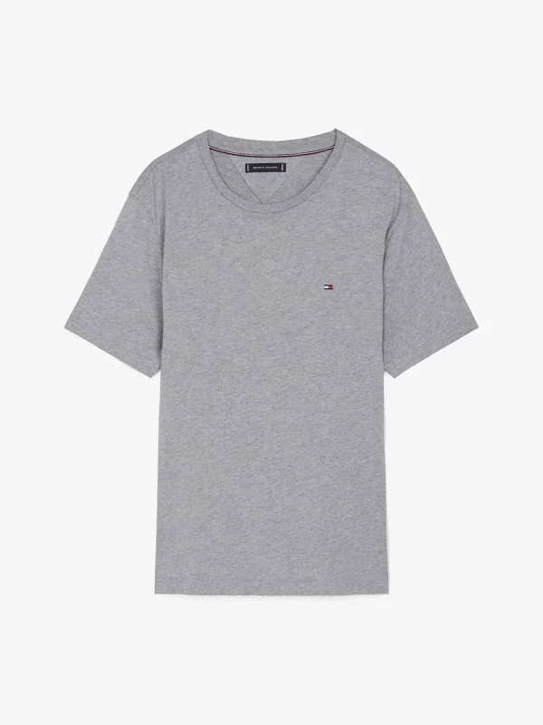 Tommy Hilfiger Light Grey T-Shirt MW0MW37268 - Image 4