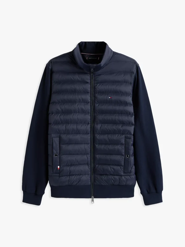 Tommy Hilfiger Navy Mix Media Jacket MW0MW37461 DW5 - Image 4