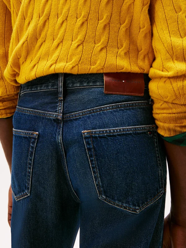 Tommy Hilfiger Dark Blue Regular Fit Mercer Jeans - Image 3