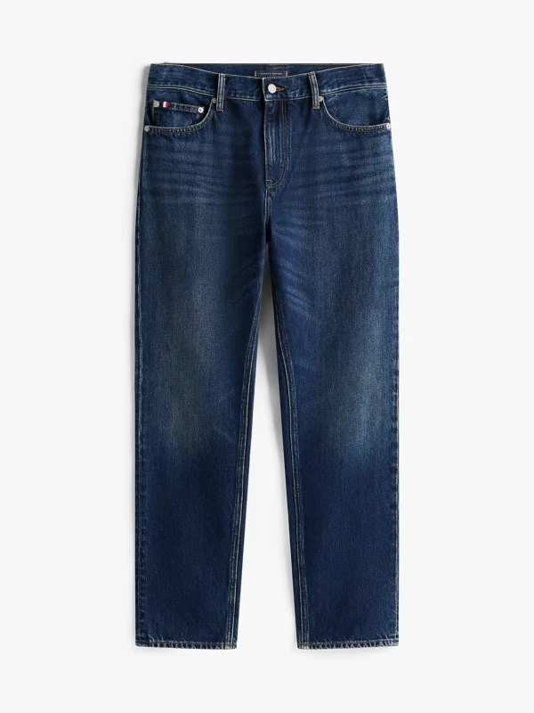 Tommy Hilfiger Dark Blue Regular Fit Mercer Jeans - Image 4