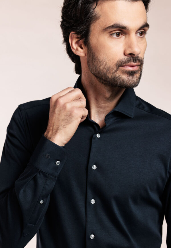 Thomas Maine Black Stretch Shirt - Image 2