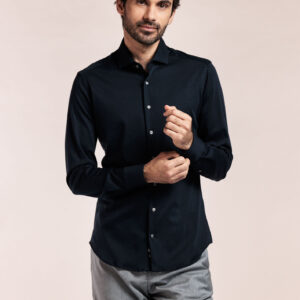 Thomas Maine Black Stretch Shirt