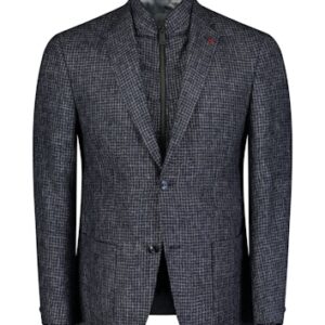 Roy Robson Navy with Grey Fleck Gilet Jacket