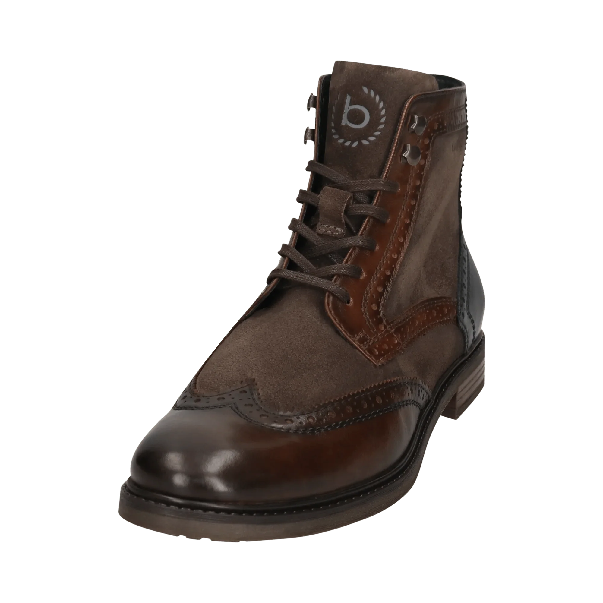 Bugatti Brown/Navy Lace Up Boot