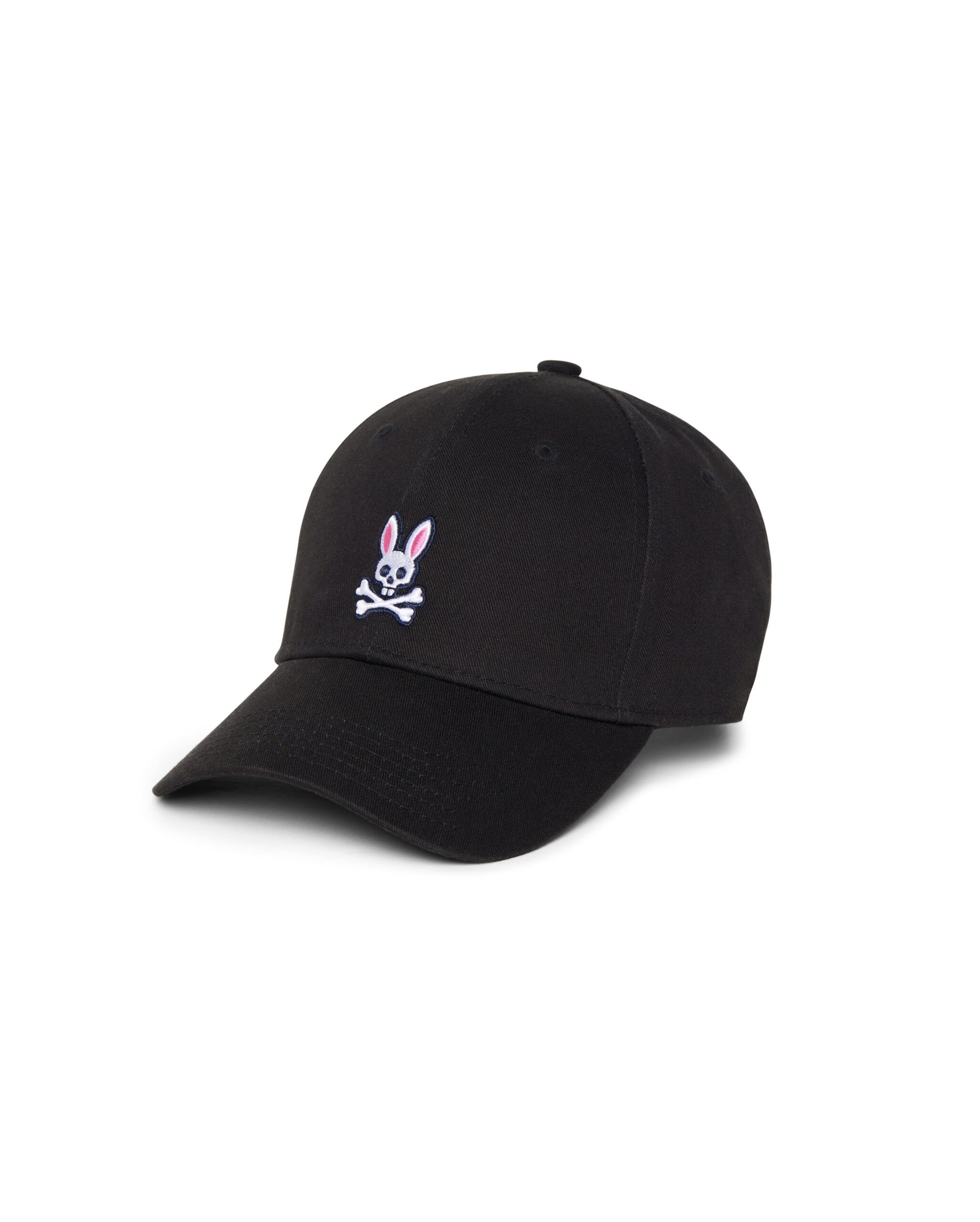 Psycho Bunny Black Classic Baseball Cap