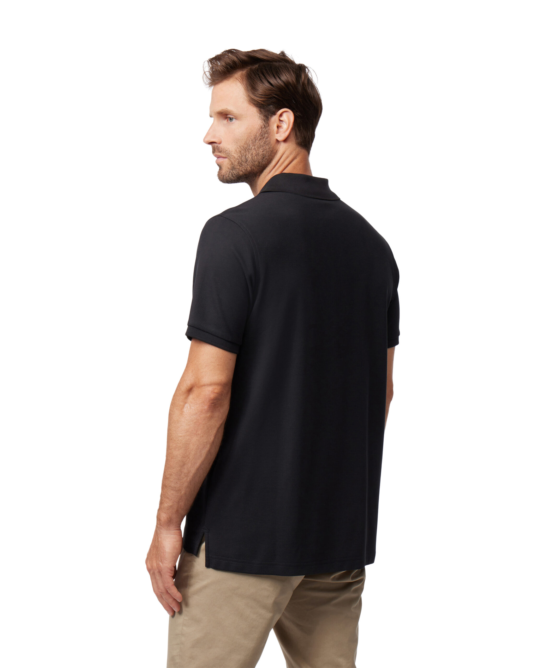 Psycho Bunny Black Pique Polo - Image 4