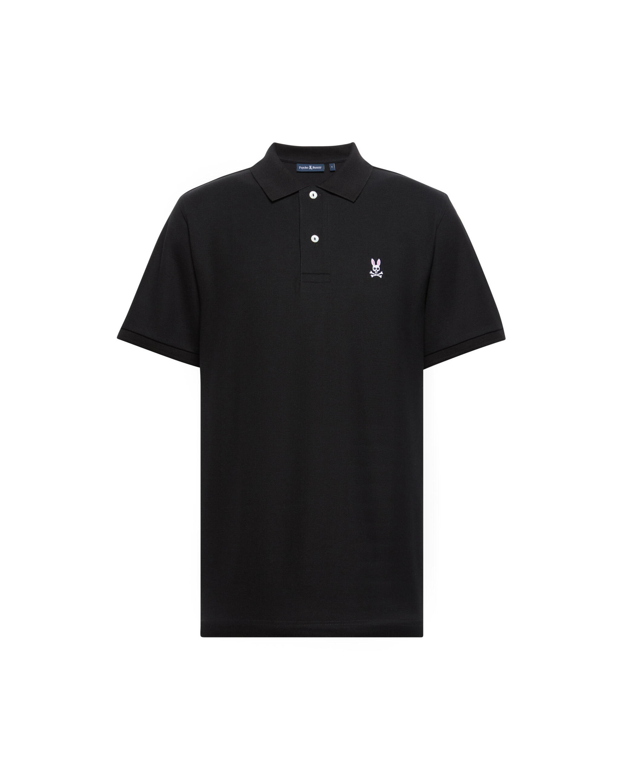 Psycho Bunny Black Pique Polo - Image 5