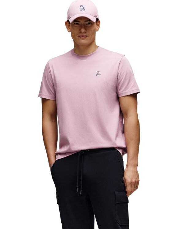 Psycho Bunny Mauve Crew Neck Tee