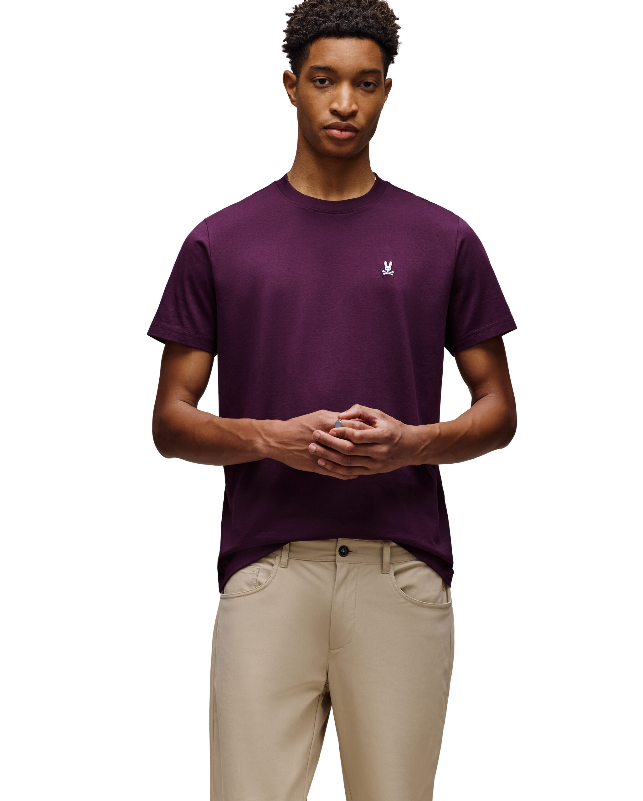 Psycho Bunny Purple Crew Neck Tee