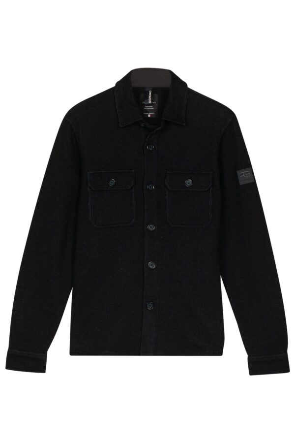 Giordano NavyTaranto Overshirt Knitted Wool Sweat - Image 4