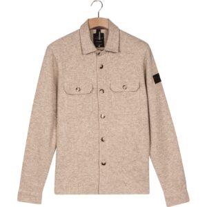 Giordano Tan Taranto Overshirt Knitted Wool Sweat