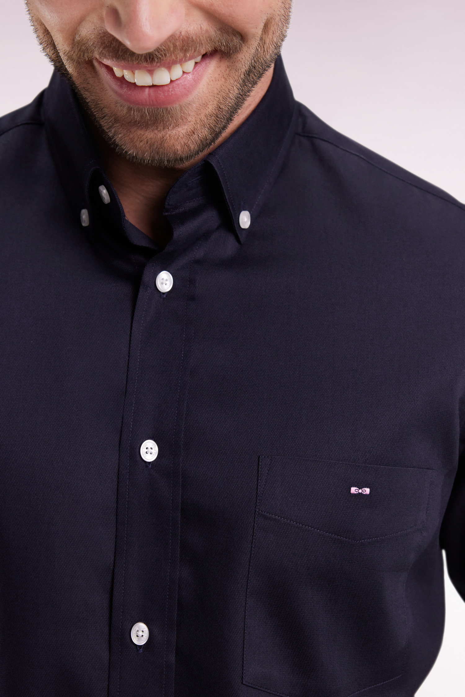 Eden Park Navy Long Sleeve Shirt H25CHECL0026 - Image 2