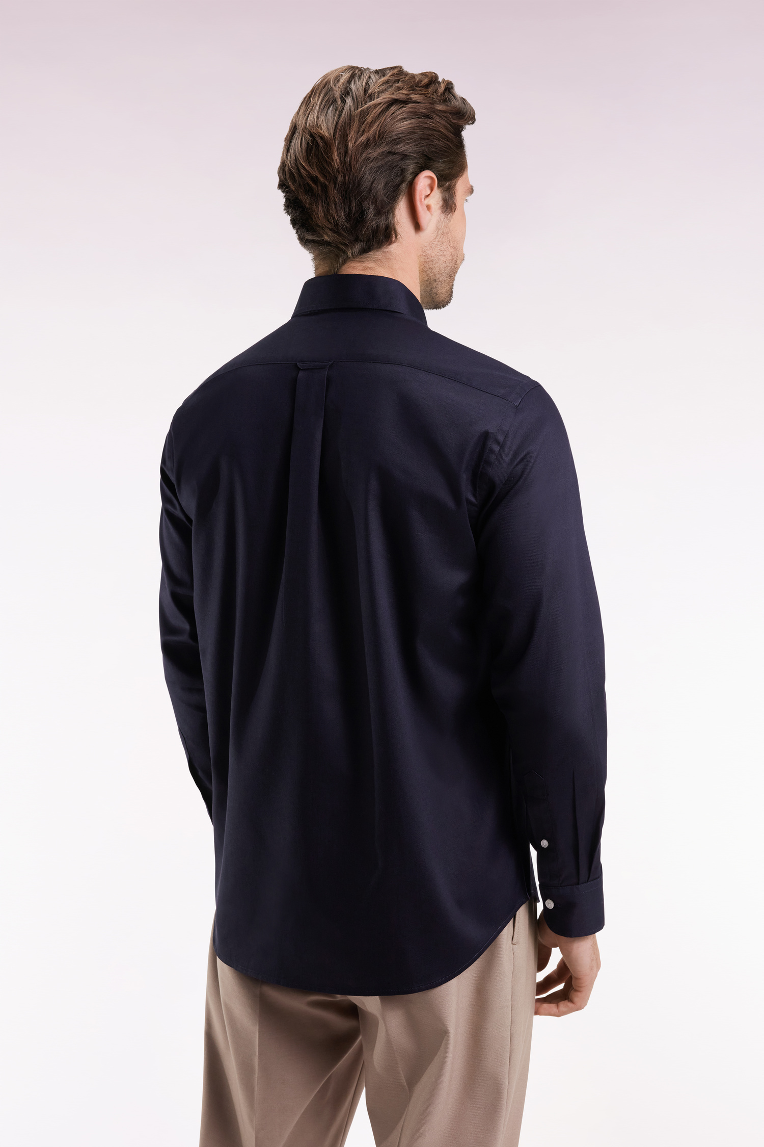 Eden Park Navy Long Sleeve Shirt H25CHECL0026 - Image 3