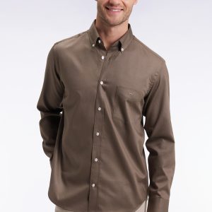 Eden Park Beige Long Sleeve shirt H25CHECL0026
