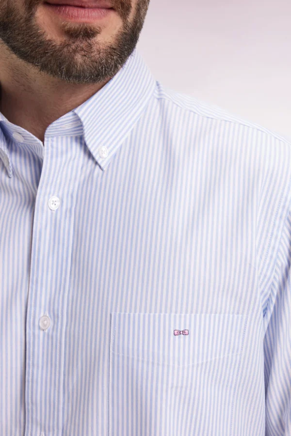 Eden Park Blue Pin Stripe Shirt H25CHECL0032 - Image 2