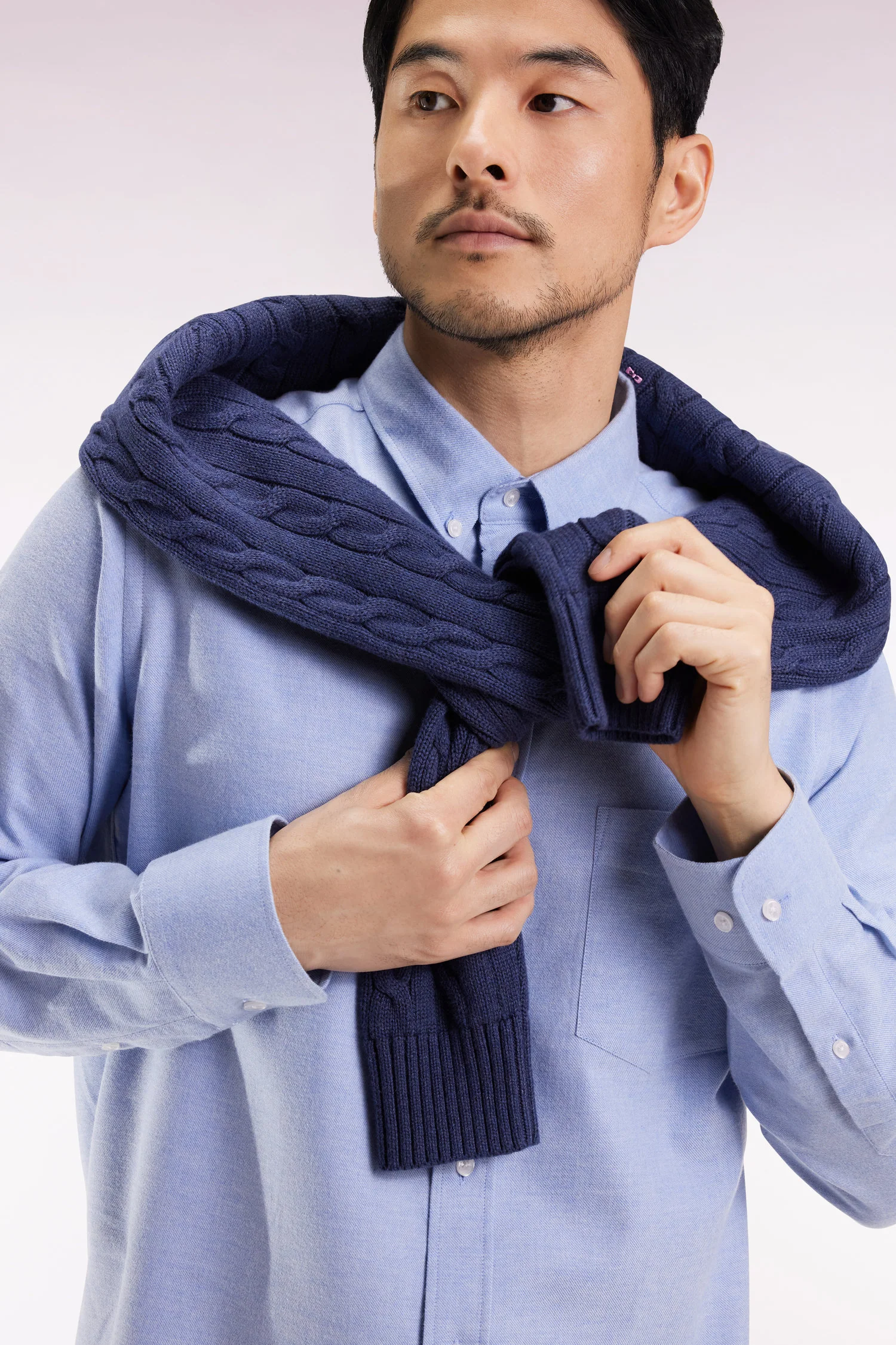 Eden Park Blue Flannel Shirt H25CHECL0043 - Image 2