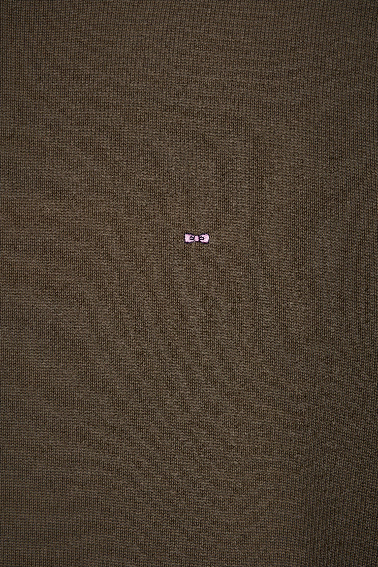 Eden Park Khaki Thick Cotton Crew Neck Jumper H25MAIPI0007 - Image 5