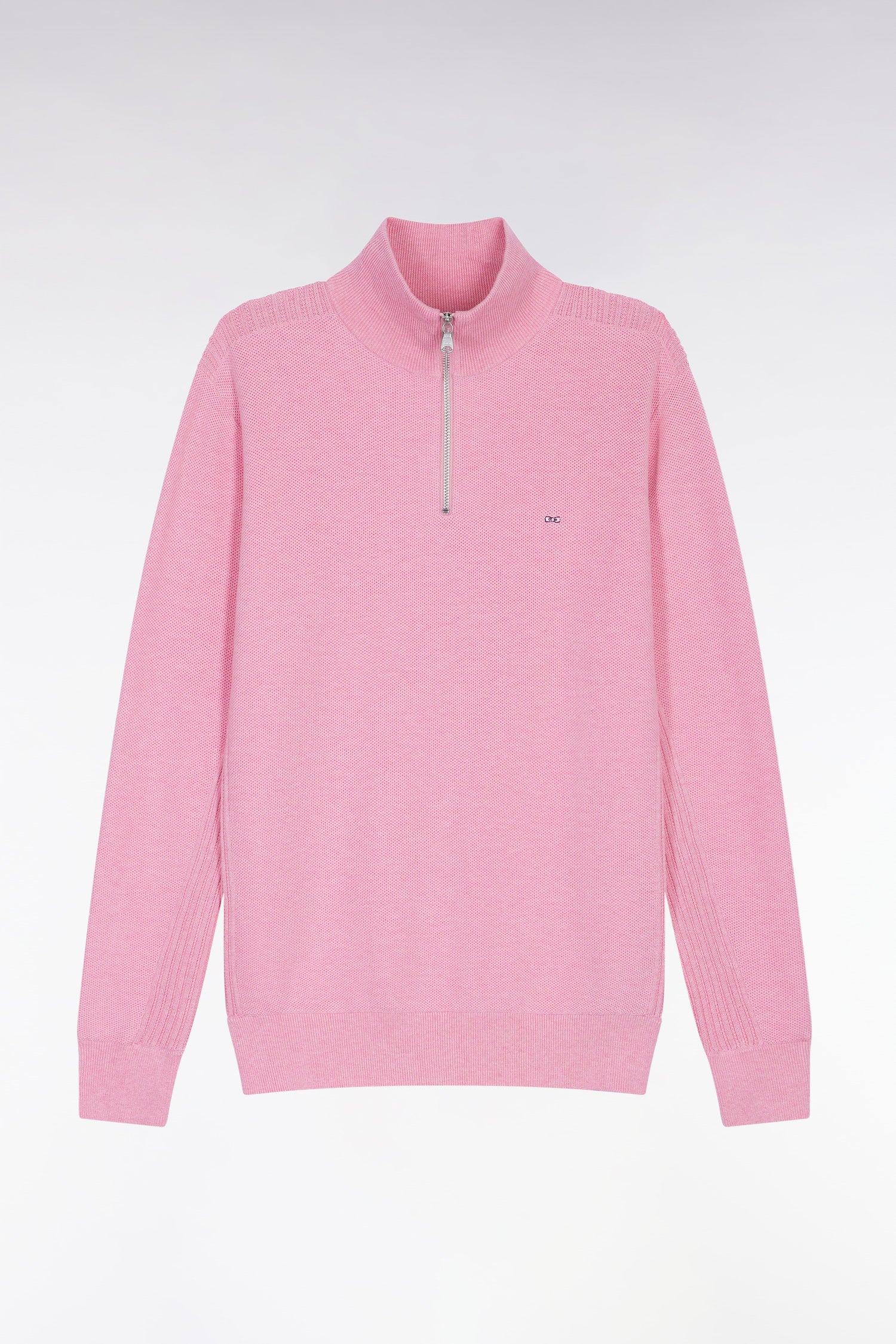 Eden Park Pink 1/4 Zip Jumper H25MAIPU0017 - Image 5