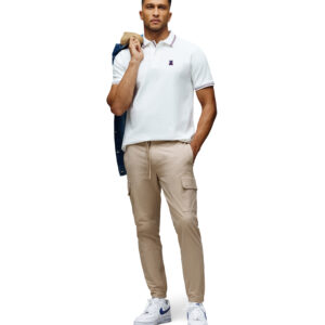 Psycho Bunny White Hart Pique Polo