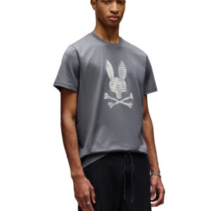 Psycho Bunny Grey Graphic Tee