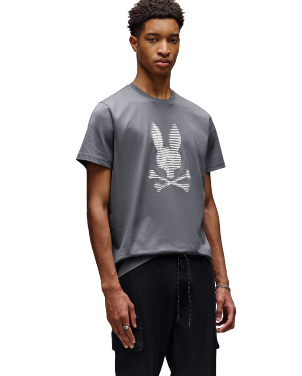 Psycho Bunny Grey Graphic Tee
