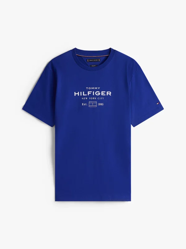 Tommy Hilfiger Blue Stack T-Shirt MW0MW40002 - Image 5