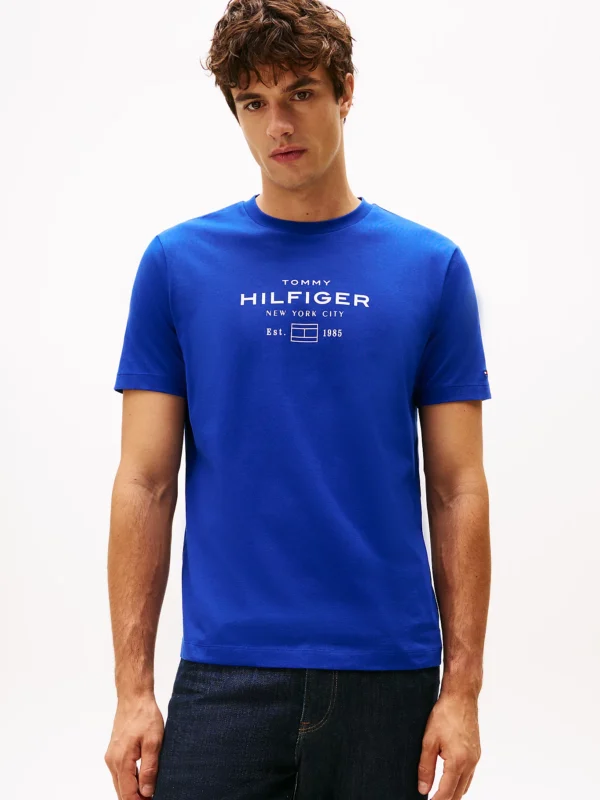 Tommy Hilfiger Blue Stack T-Shirt MW0MW40002