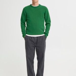 Casual Friday Fairway Green Crew Neck Jumper 20503970