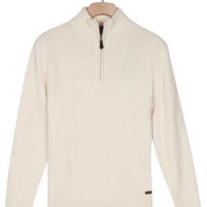 Baileys Cream Argyle 1/4 Zip