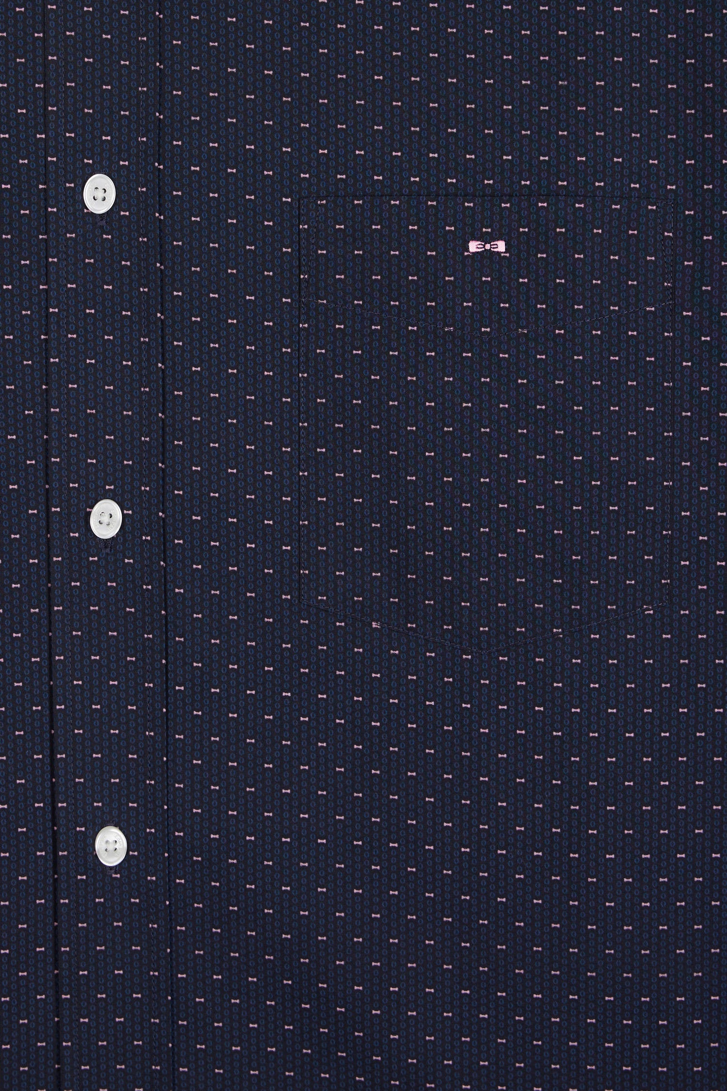 Eden Park Navy Shirt with Pink Bow Ties H25CHECL0018 - Image 5