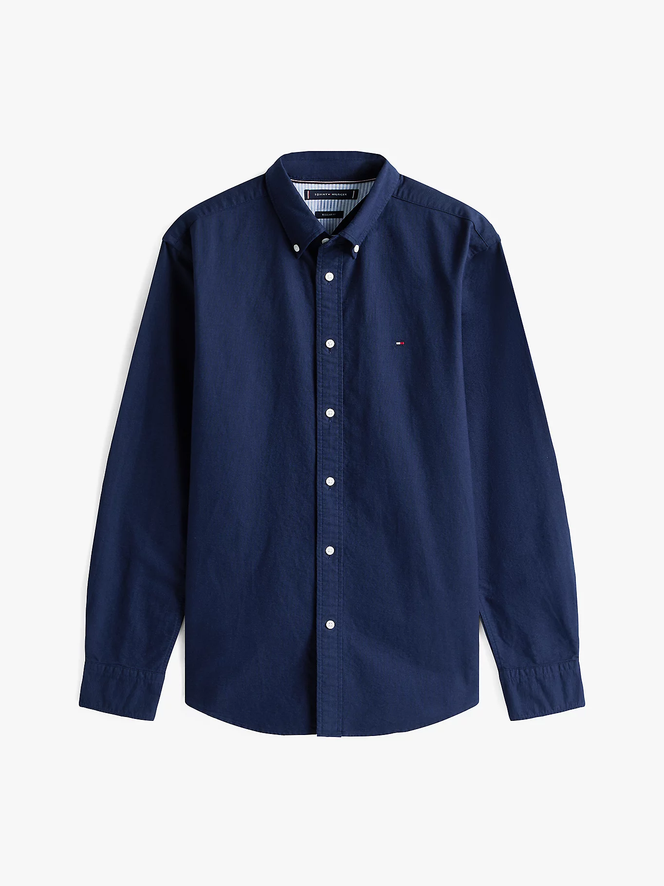 Tommy Hilfiger Regular Fit Navy Button Down Collar Oxford Shirt MW0MW357740G0 - Image 4