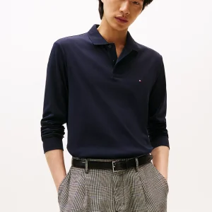 Tommy Hilfiger Navy Long Sleeve Polo MW0MW37317DW5