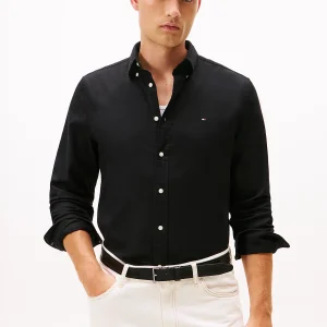 Tommy Hilfiger Black Flex Flannel Shirt MW0MW40469BDS