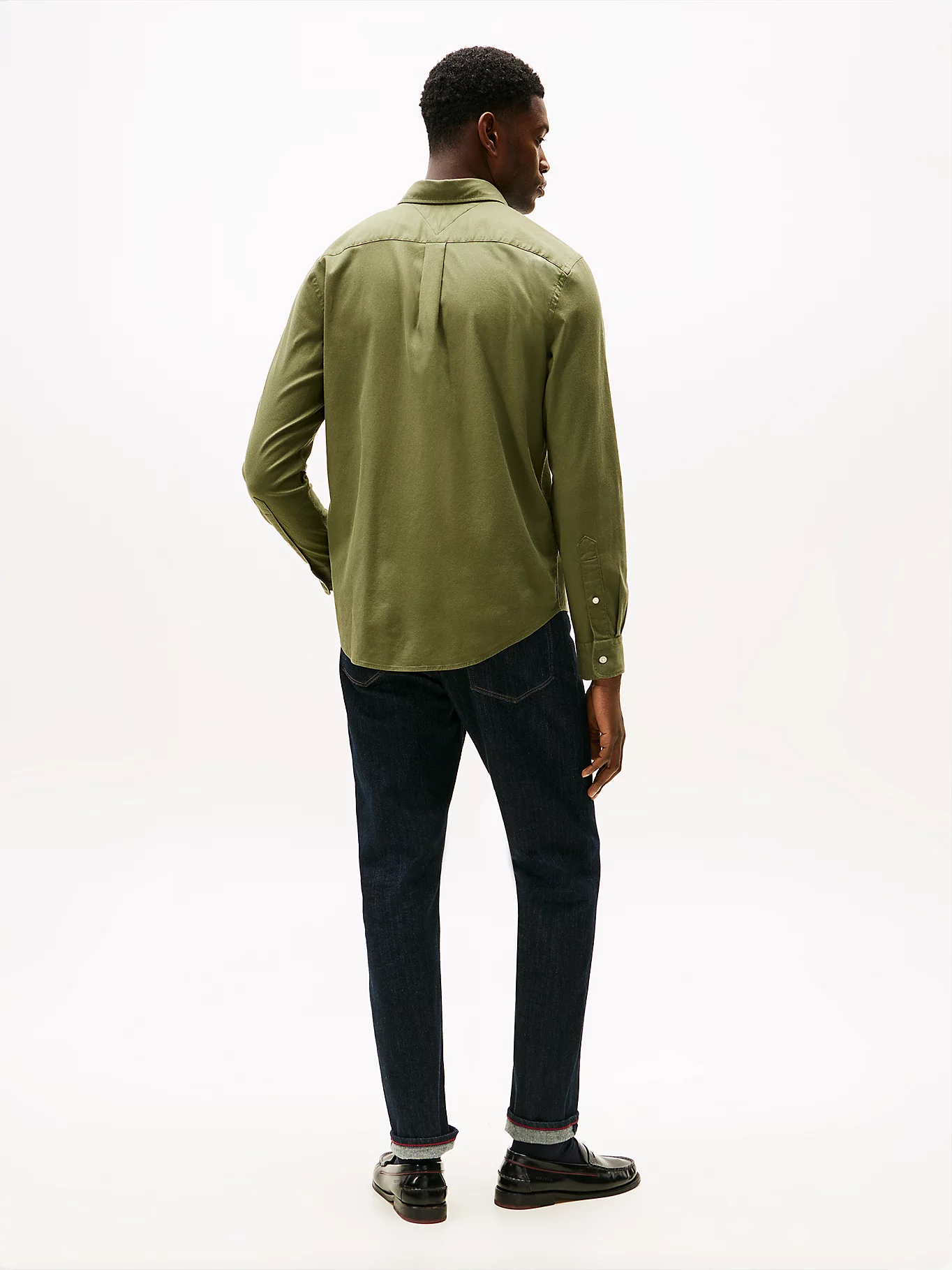 Tommy Hilfiger Green Flex Flannel Shirt MW0MW40469PLI - Image 4