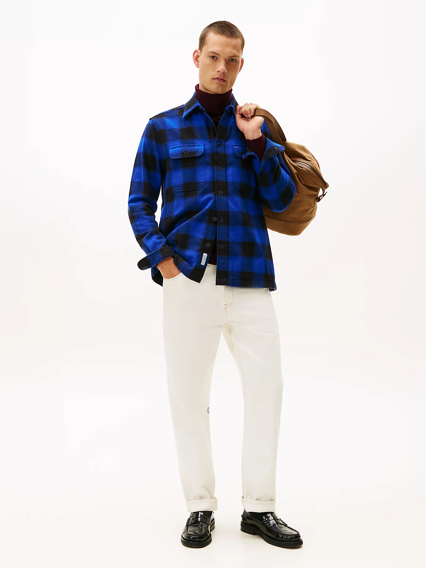 Tommy Hilfiger Relaxed Fit Flannel Overshirt - Image 2