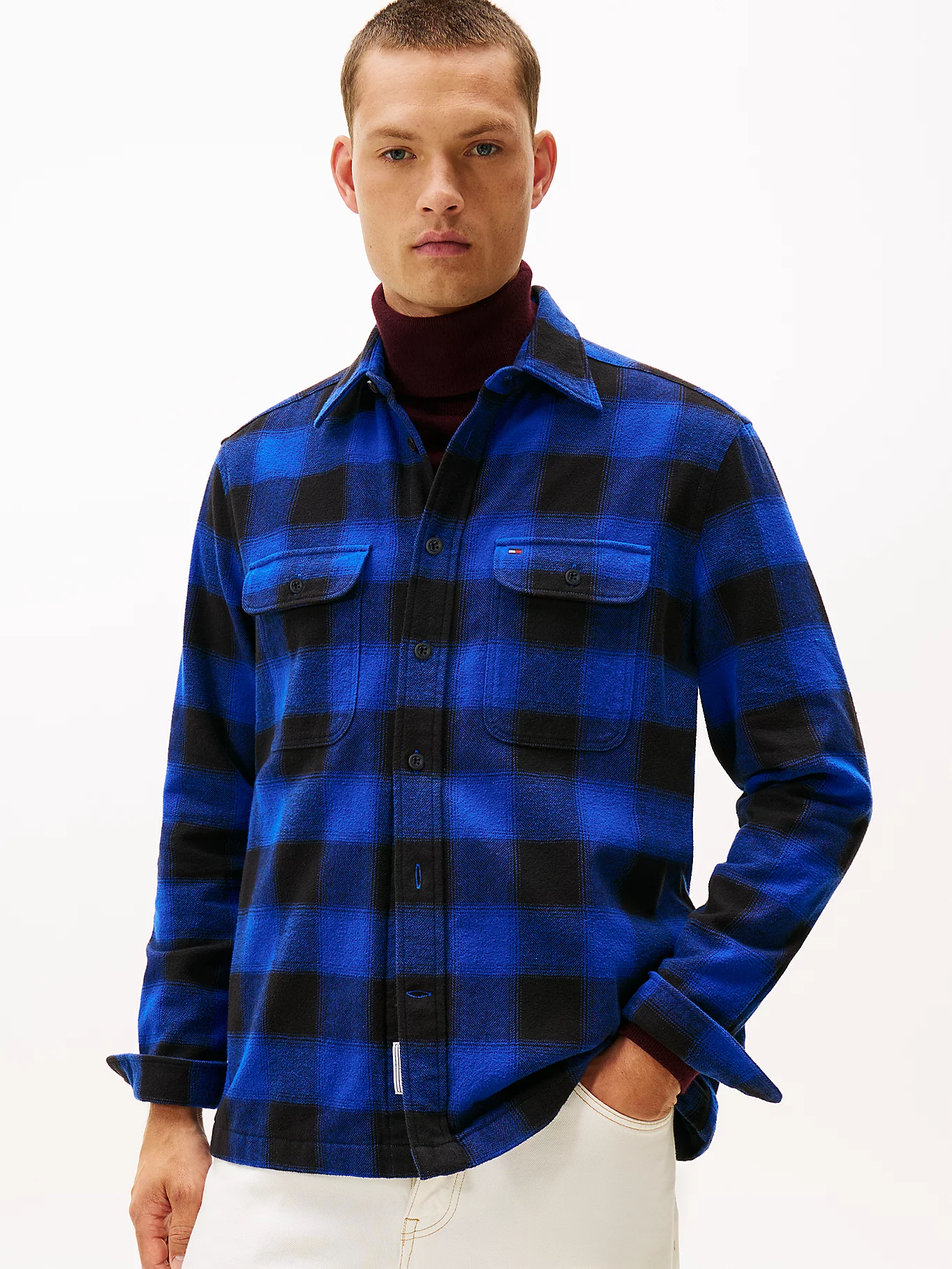 Tommy Hilfiger Relaxed Fit Flannel Overshirt