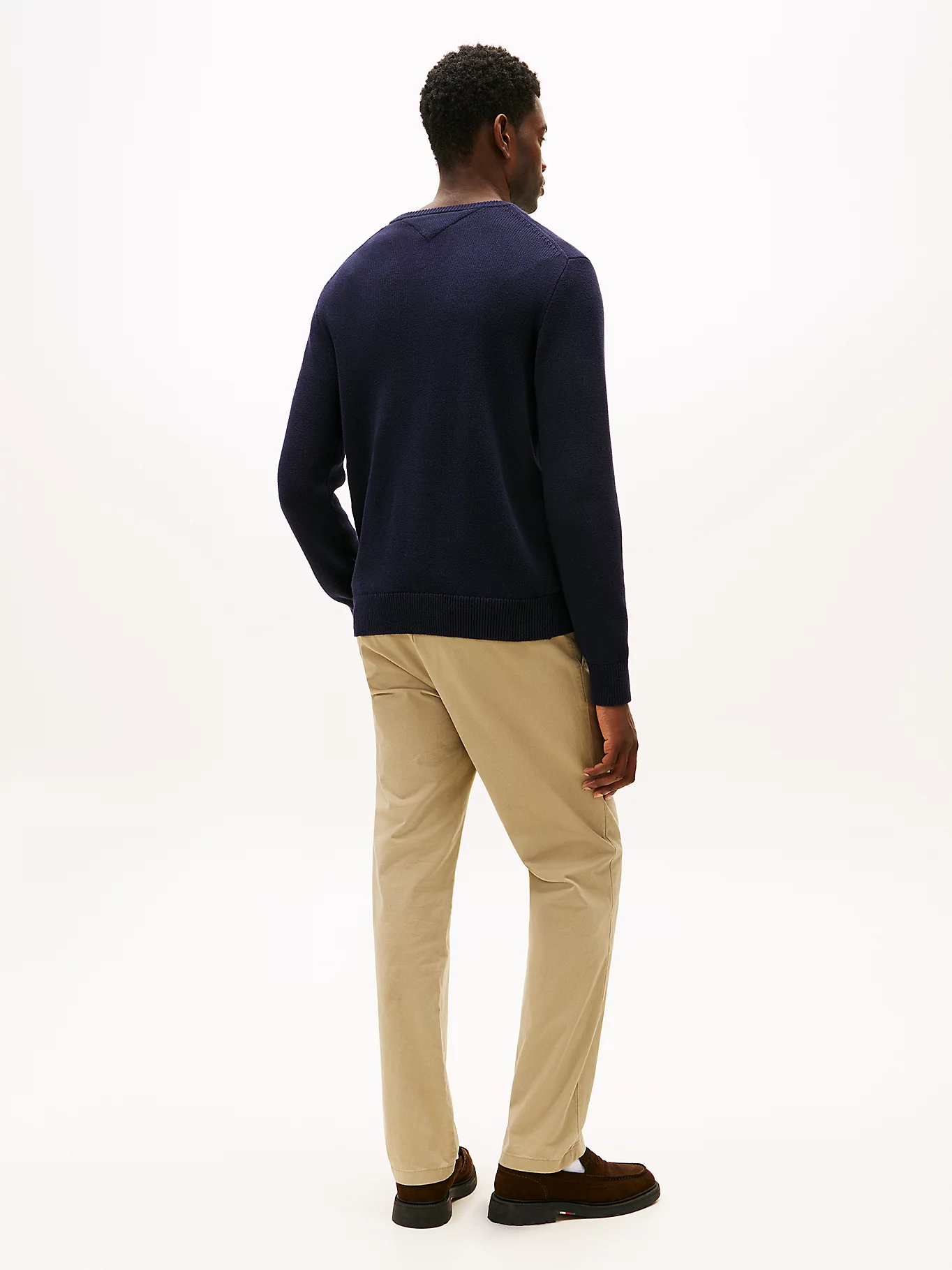 Tommy Hilfiger Navy Crest Jumper MW0MW40841DW5 - Image 3