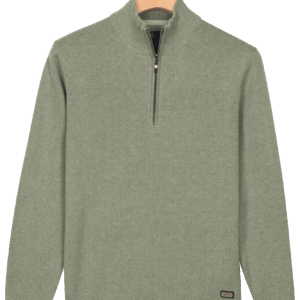 Baileys Green Cotton 1/4 Zip