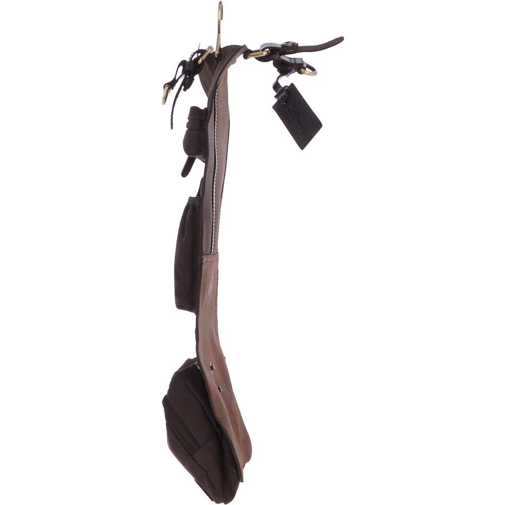 Ashwood Liam Brown Leather wash Bag - Image 2