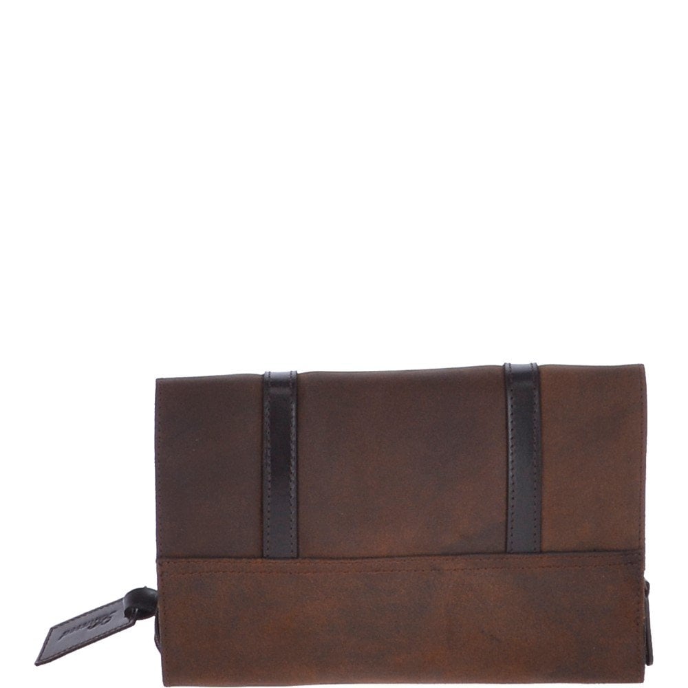 Ashwood Liam Brown Leather wash Bag - Image 5