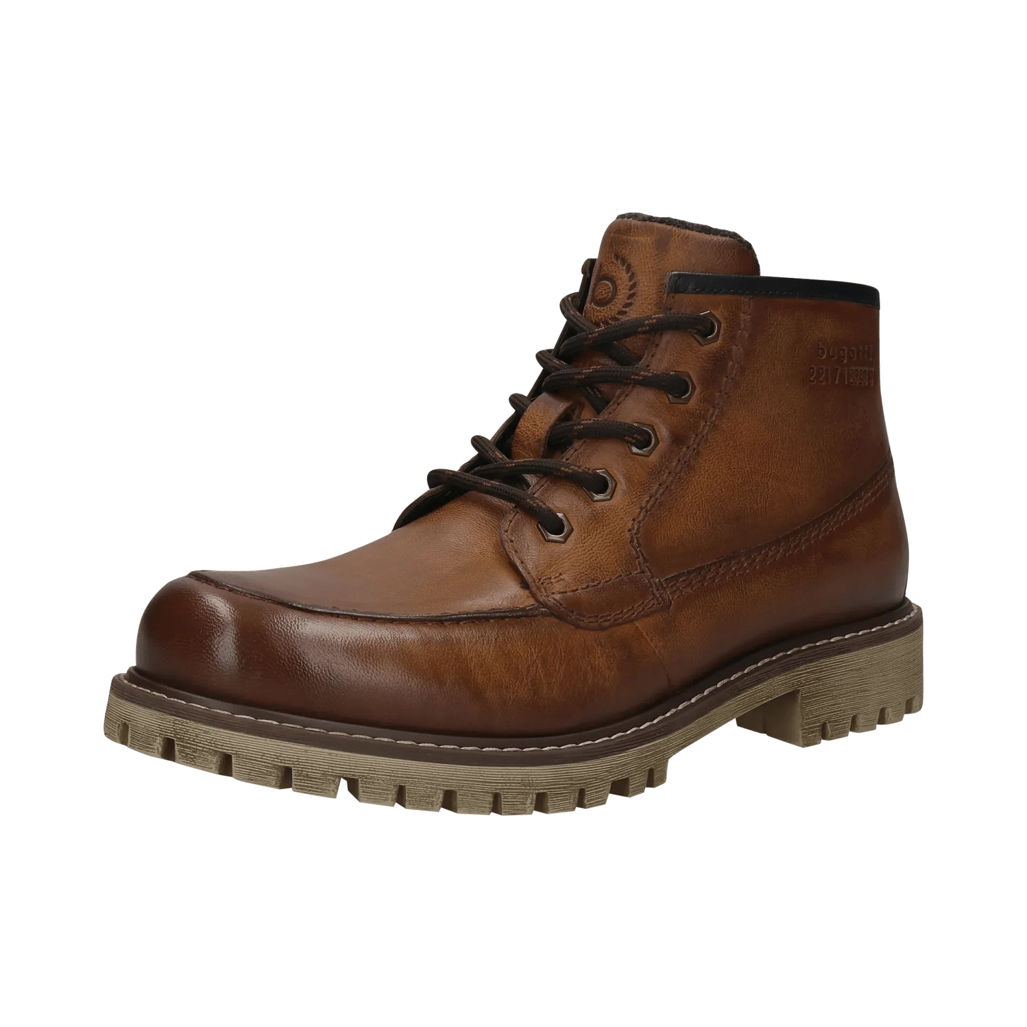 Bugatti Brown Zip Boot 321-AUH30