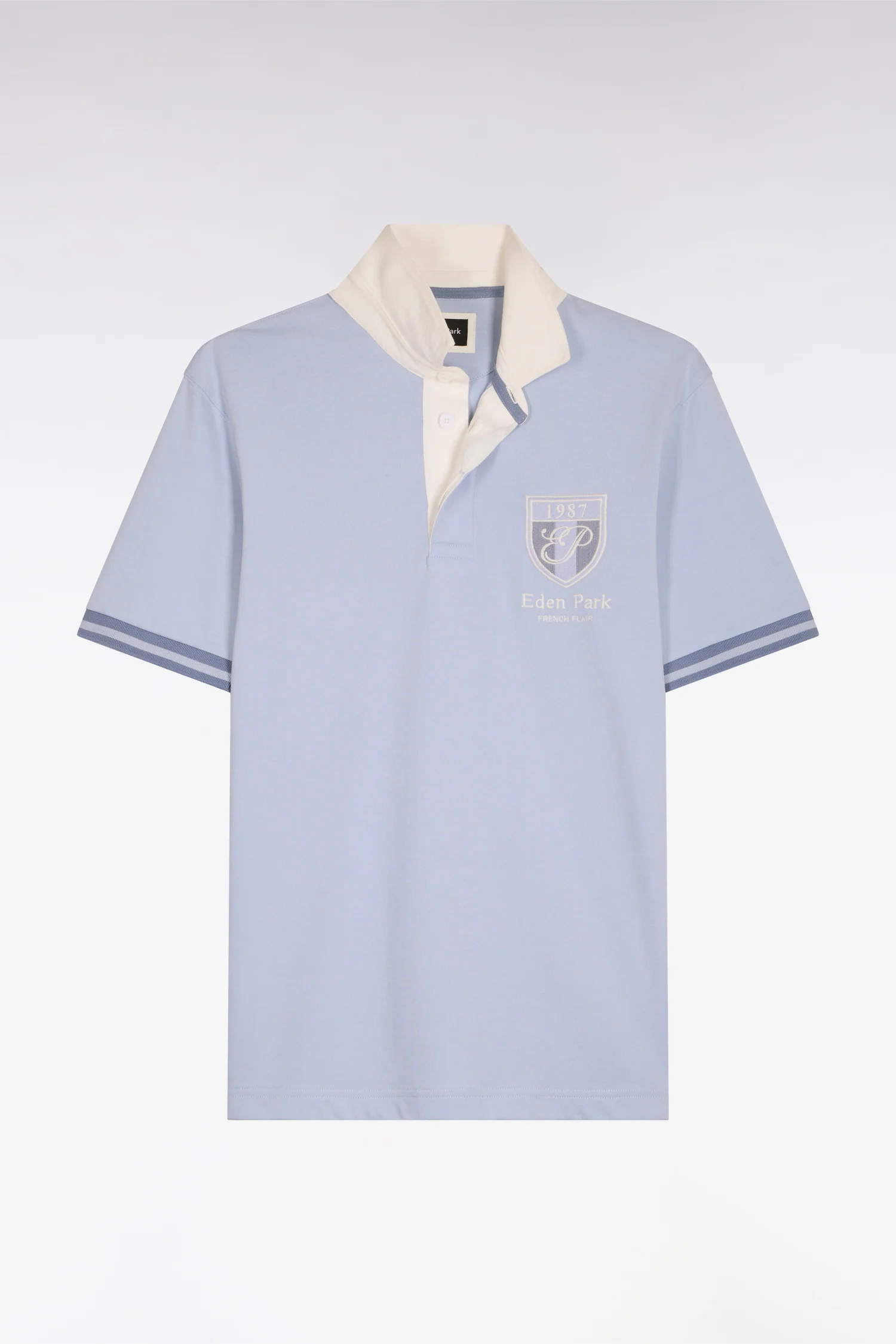 Eden Park Blue Jesrey with Embroidered Logo - Image 6