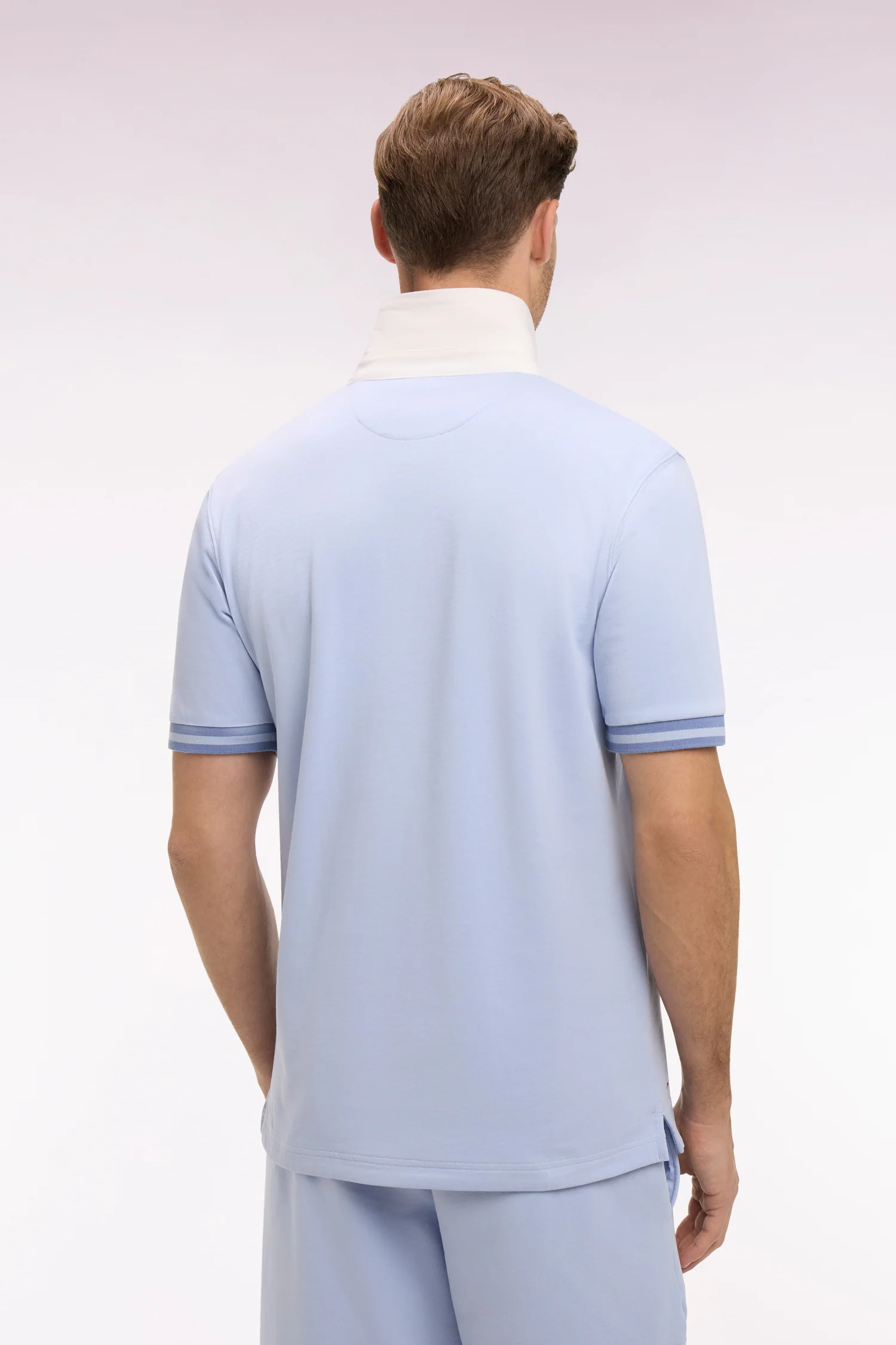 Eden Park Blue Jesrey with Embroidered Logo - Image 5
